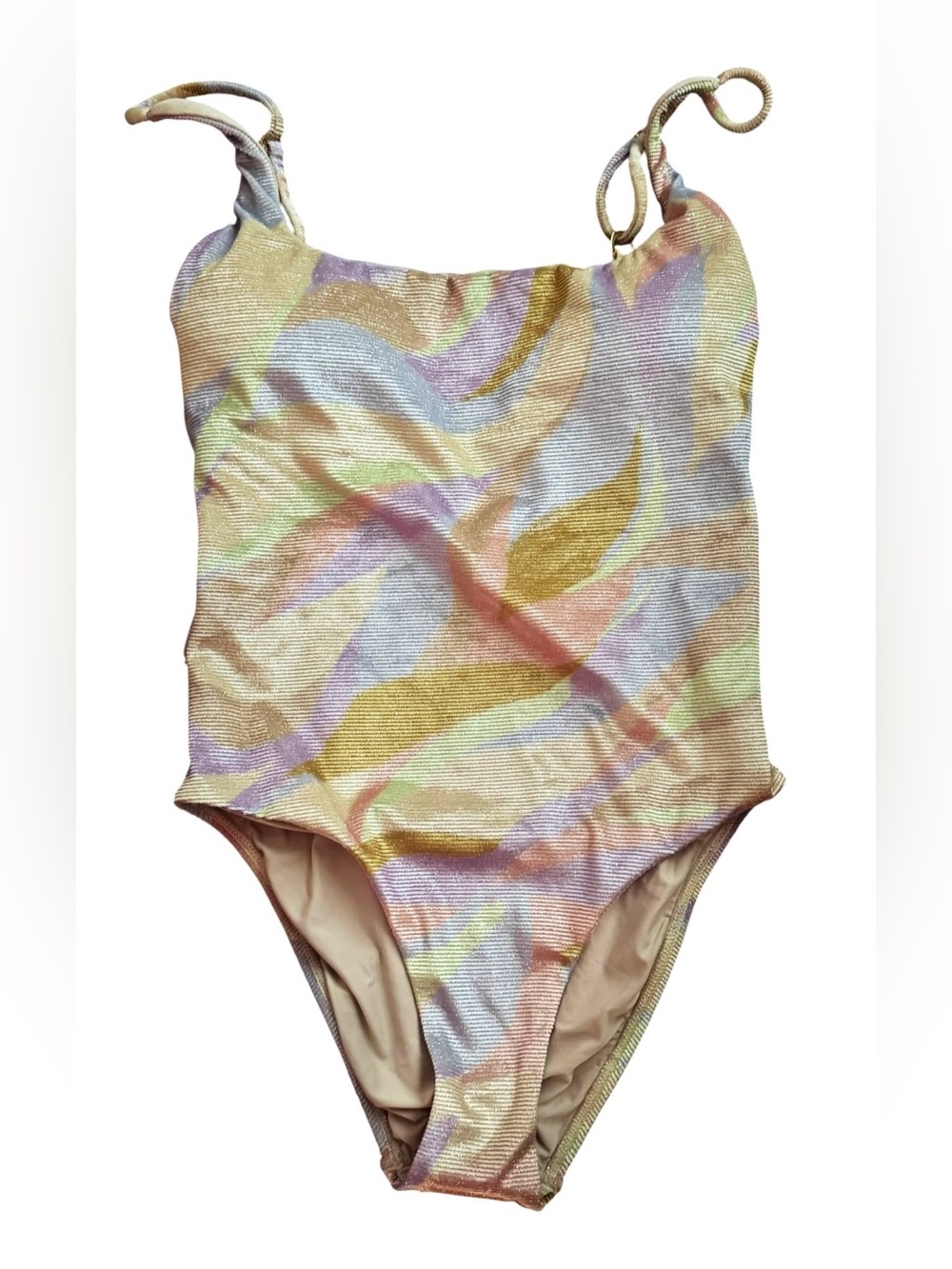 PQ Swim Lucia Belted One-Piece Swimsuit Size Small- Missing Belt